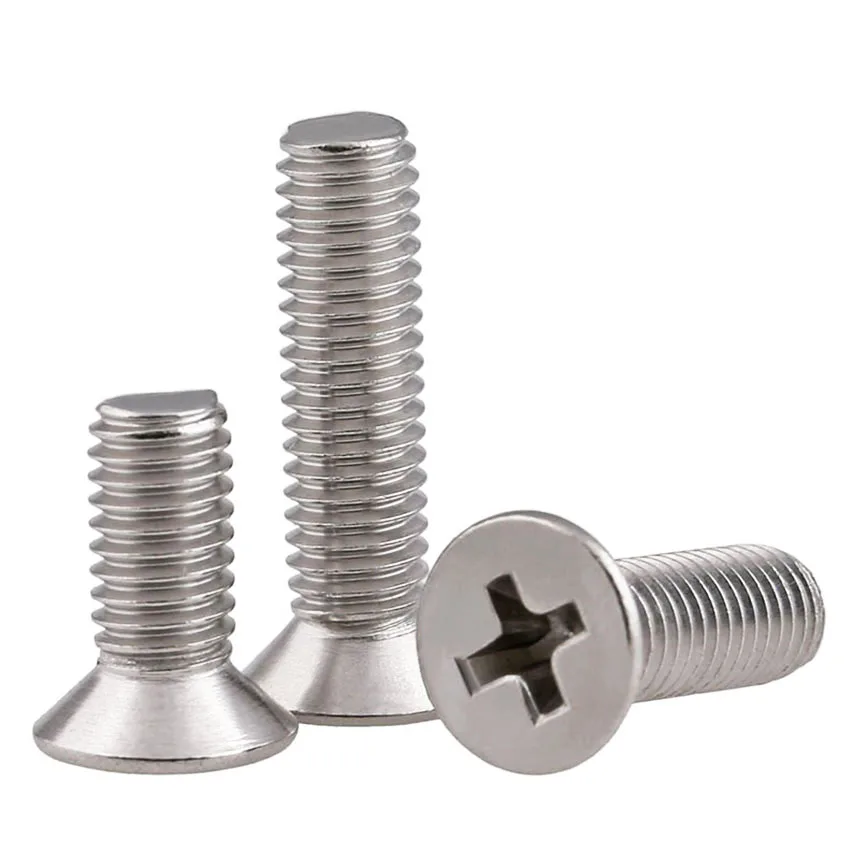 30/50Pcs GB819 M2 M2.5 M3 316 Stainless Steel Cross Recessed