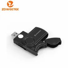 Zoweetek ZW-CR01 USB 3,0 считыватель смарт-карт памяти 4 порта слота DOD военный/CAC общий доступ/банковские карты ID/SD/Micro SD/TF карты