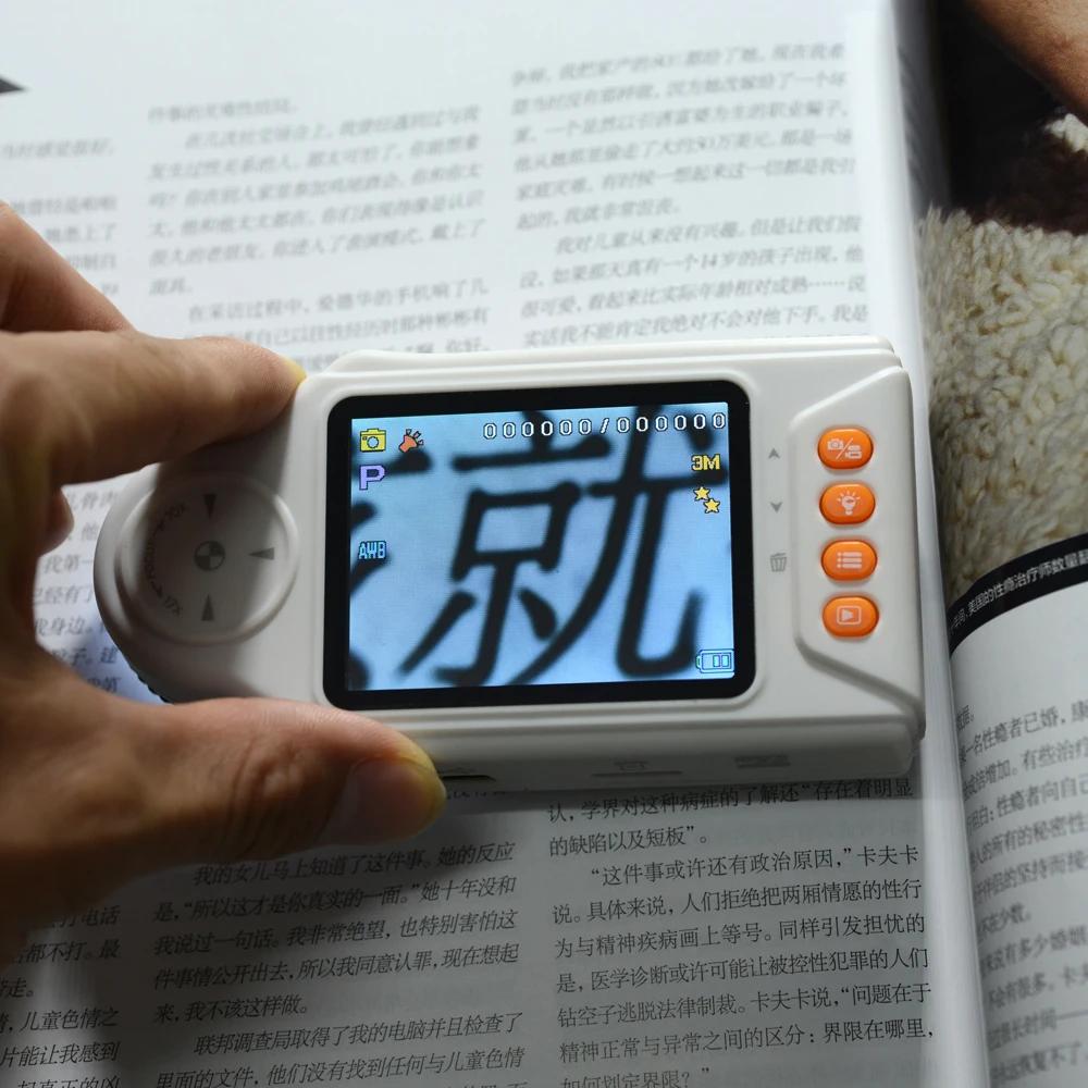 

VRFEL 2018 New V006 Mini Camera with Digital Mobile Magnifier/Microscope Mini DV Recorder Video 2.7 inch Display 720P