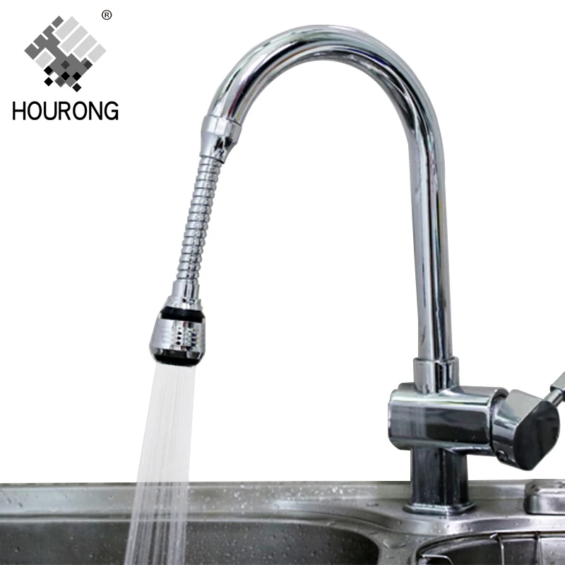 

360 Rotating Aerator Water Nozzle Saving Faucet Filter Adapter Spray Head Bathroom Washing Guide Groove Kitchen Bath Faucet Tubs