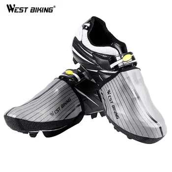 

WEST BIKING Cycling Shoes Cover Half Palm Waterproof Shoe Toe Protector Overshoe Winter Warm Boot Cover Windproof MTB Shoe Cover