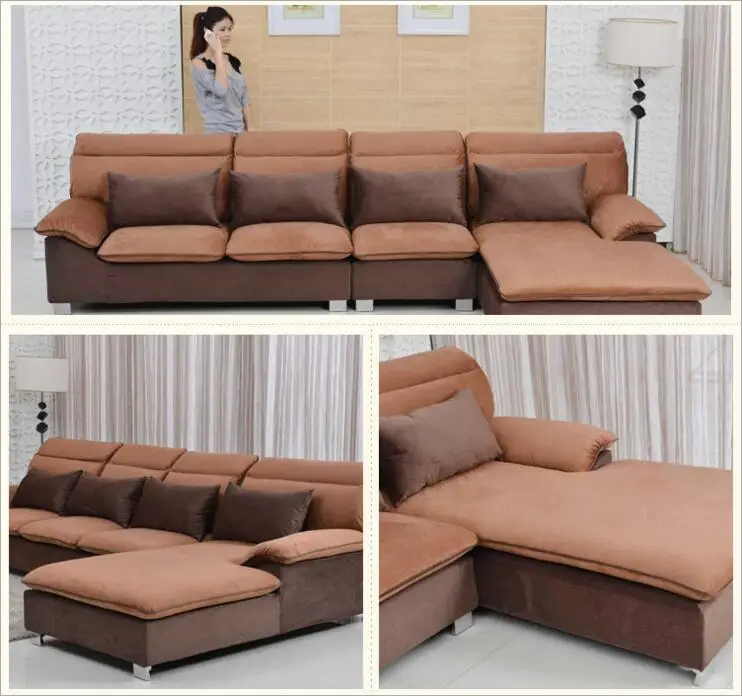 living room furniture modern fabric sofa European sectional sofa set o1205