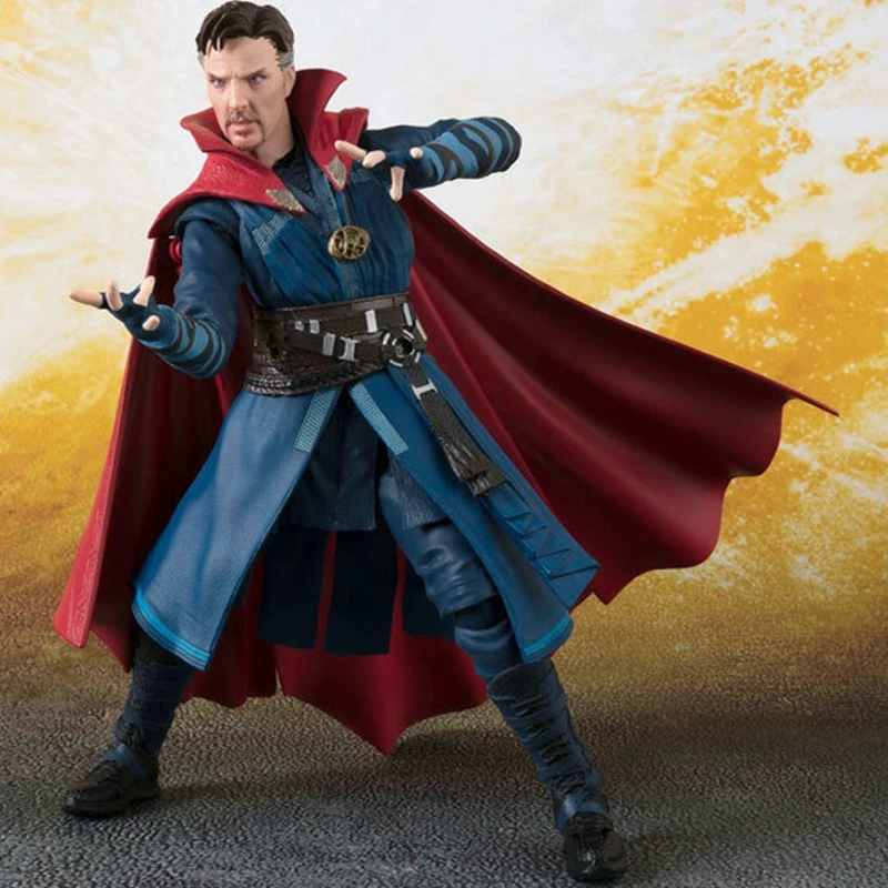 15cm SHF Marvel Super Hero Avengers: Infinity War Doctor Strange Bjd ... - 15cm SHF Marvel Super Hero Avengers Infinity War Doctor Strange BjD JointeD Action Figure Doll KiDs