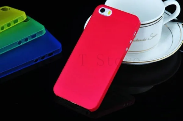 0.3mm Thin Slim Matte frosting Shell Cover Skin iphone5 Case iphone5s Cover Case iphone 5 5s Phone Cases Moblie Phone Bag