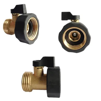 

Useful Water Metal Swivel Single Ball Valve Brass Garden Hose Connector Shut-Off Valve Garden Tool