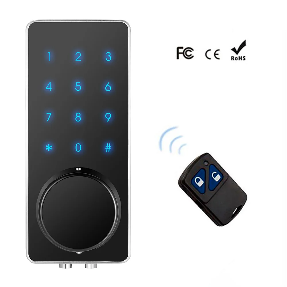 

Smart Electronic Door Lock Touch Screen Keypad For hotel Apartment Anti-theft Digital Code Door Lock Remote Unlock IC Card