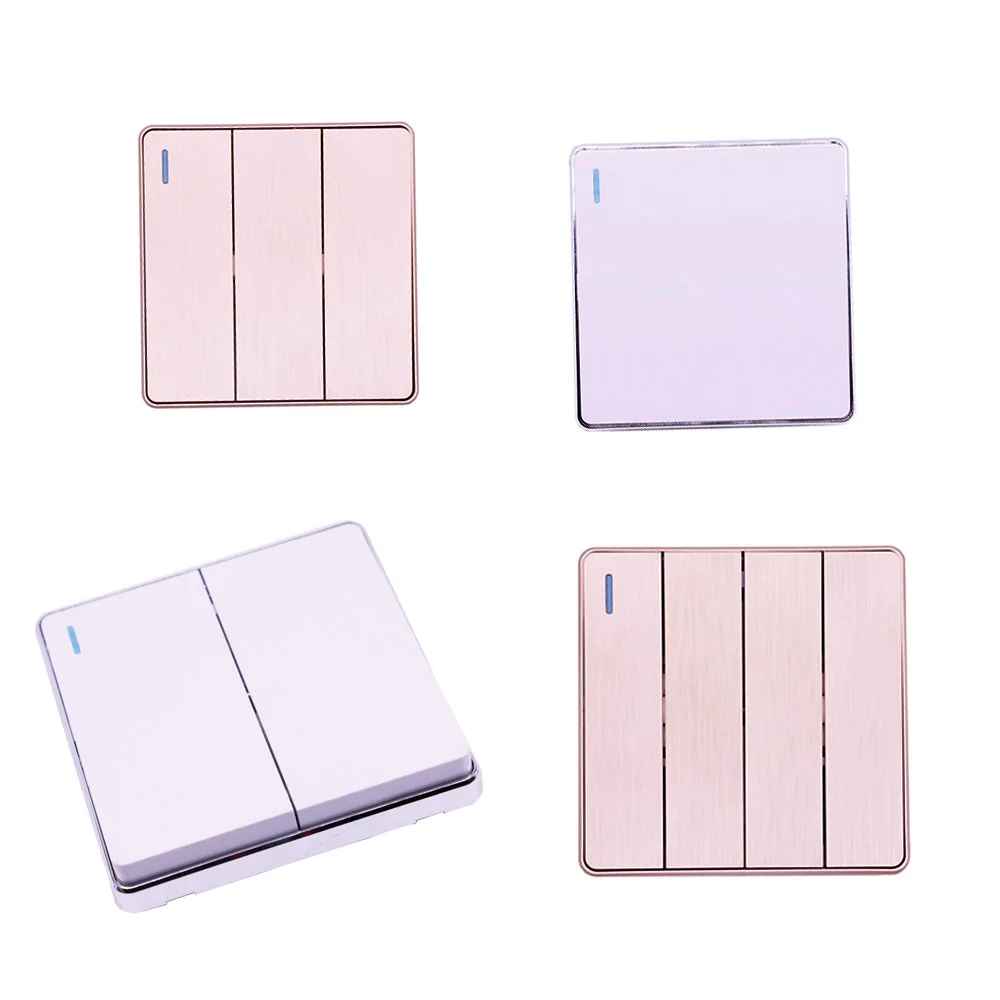 

Universal Wall Switch 1/2/3/4 Single control switch USB charging standard multi-function international universal socket