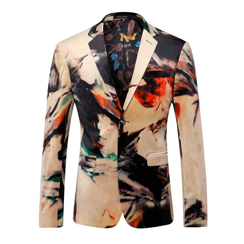 Plyesxale Мужской Блейзер Роскошный дизайнерский цветной мужской пиджак итальянский стильный модный пиджак Брендовые спортивные пиджаки для выпускного Q202