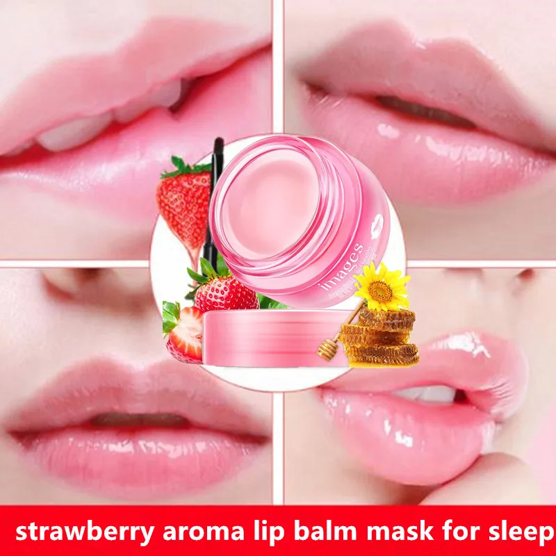 Buy IMAGESS strawberry aroma lip balm mask for sleep