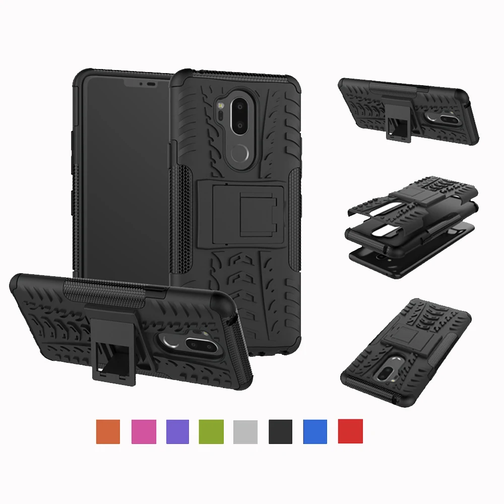 

Case For LG G7 G6 Q6 Q7 V20 V30 Shockproof Armor Back Case For LG K8 K10 2017 2018 Stylus 3 X Power Style Phone Cover Shell Capa