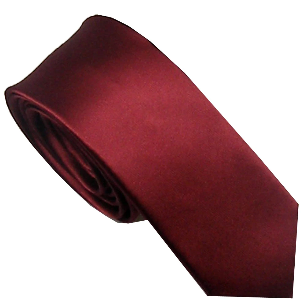 Cravate De Costume Pour Hommes Nouveau Design Rouge Bordeaux Couleur Unie Cravate Jacquard Tissee En Microfibre Cravate Fine Chemises De Mariage Aliexpress