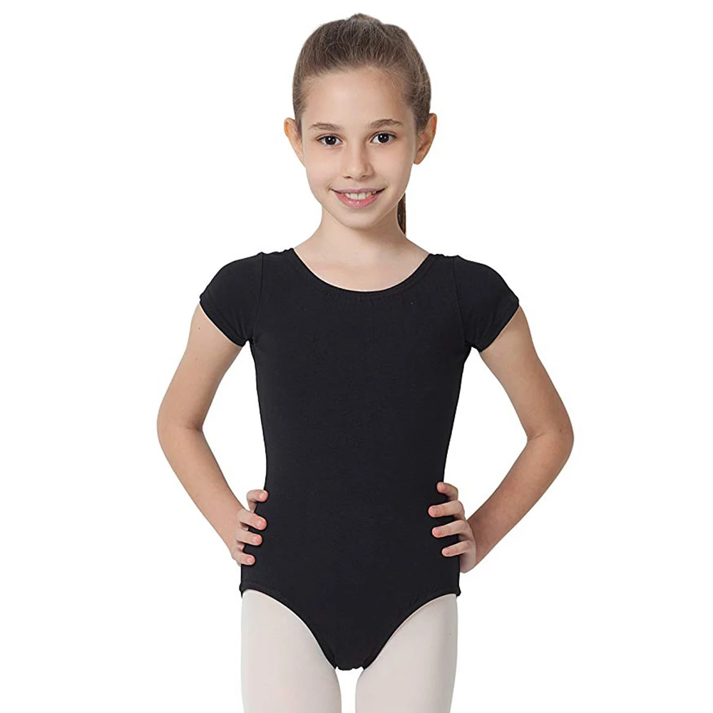 4-12Yrs Girl Kid Gymnastic Leotard Ballet Dance Wear Bodysuit Dancing Costume UK 