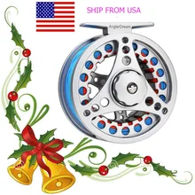 Нахлыстовая Катушка комбо 1/2 3/4 5/6 7/8 WT муха Рыболовная катушка для литья под давлением Алюминий сплав правой и левой рукой получить нахлыстом комбо набор
