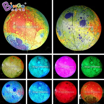 

3m multi-color inflatable moon ball, moon balloon with led light for party