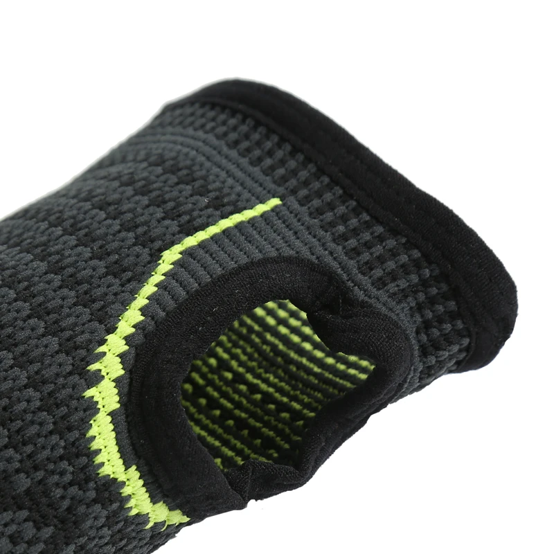 1pcs simple elasticity sports safety series green stripe hand palm support ST2544