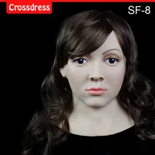 SF-8 silicone true people mask costume mask human face mask silicone dropshipping