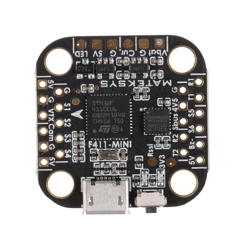 

Matek 20x20mm F411 Mini F4 Flight Controller with AIO OSD BEC for RC Racing Drone Quadcopter