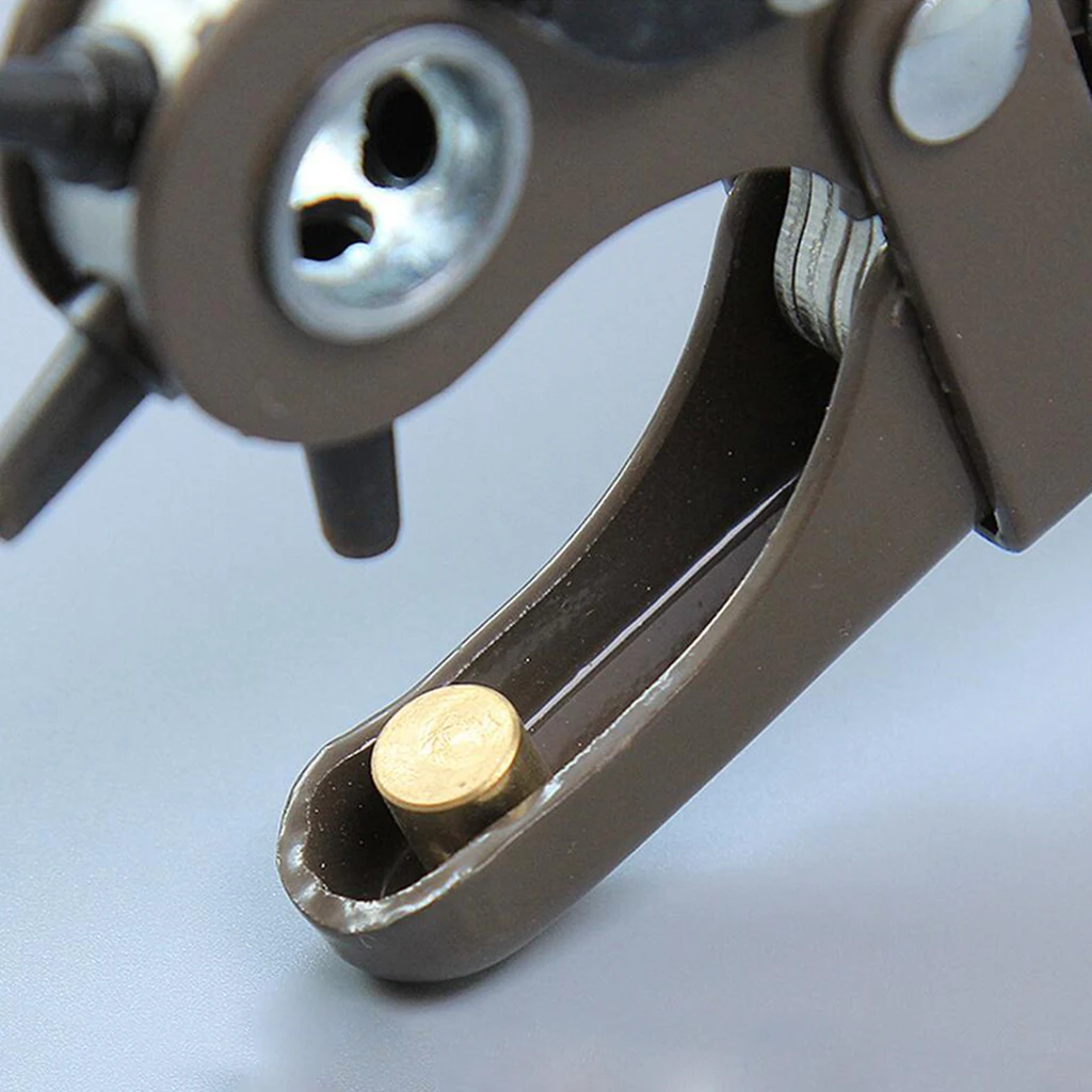 Heavy Duty Rotary Leather Hole Punch Set for Belts Watch Band Straps Collars