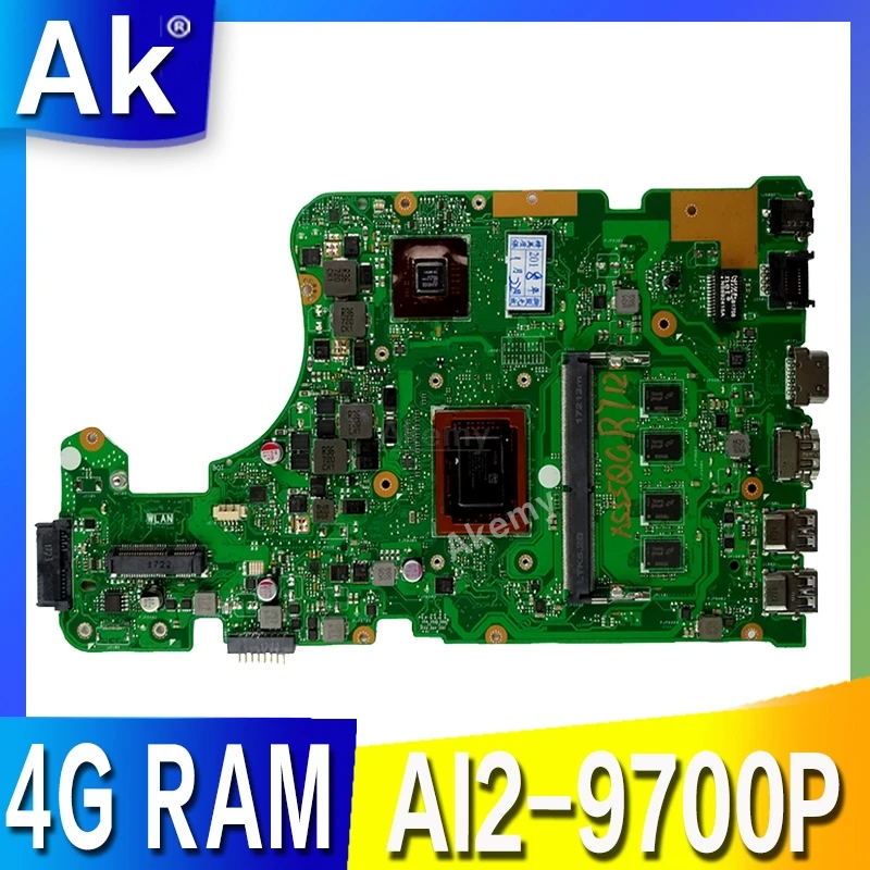  For A555Q X555Q X555QG K555Q ASUS motherboard X550QG Mainboard fully tested & working REV2.0 with A