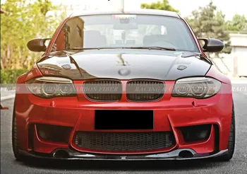 

2011 E82 1M Carbon Fiber Front Bumper Lip Spoiler Rear Diffuser kit For BMW 1M E82 car styling