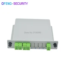 Qualidade SUPERIOR ABS SC APC 1×4 PLC divisor De Fibra óptica de modo único com óptica FTTH splitter box FBT Casal óptico