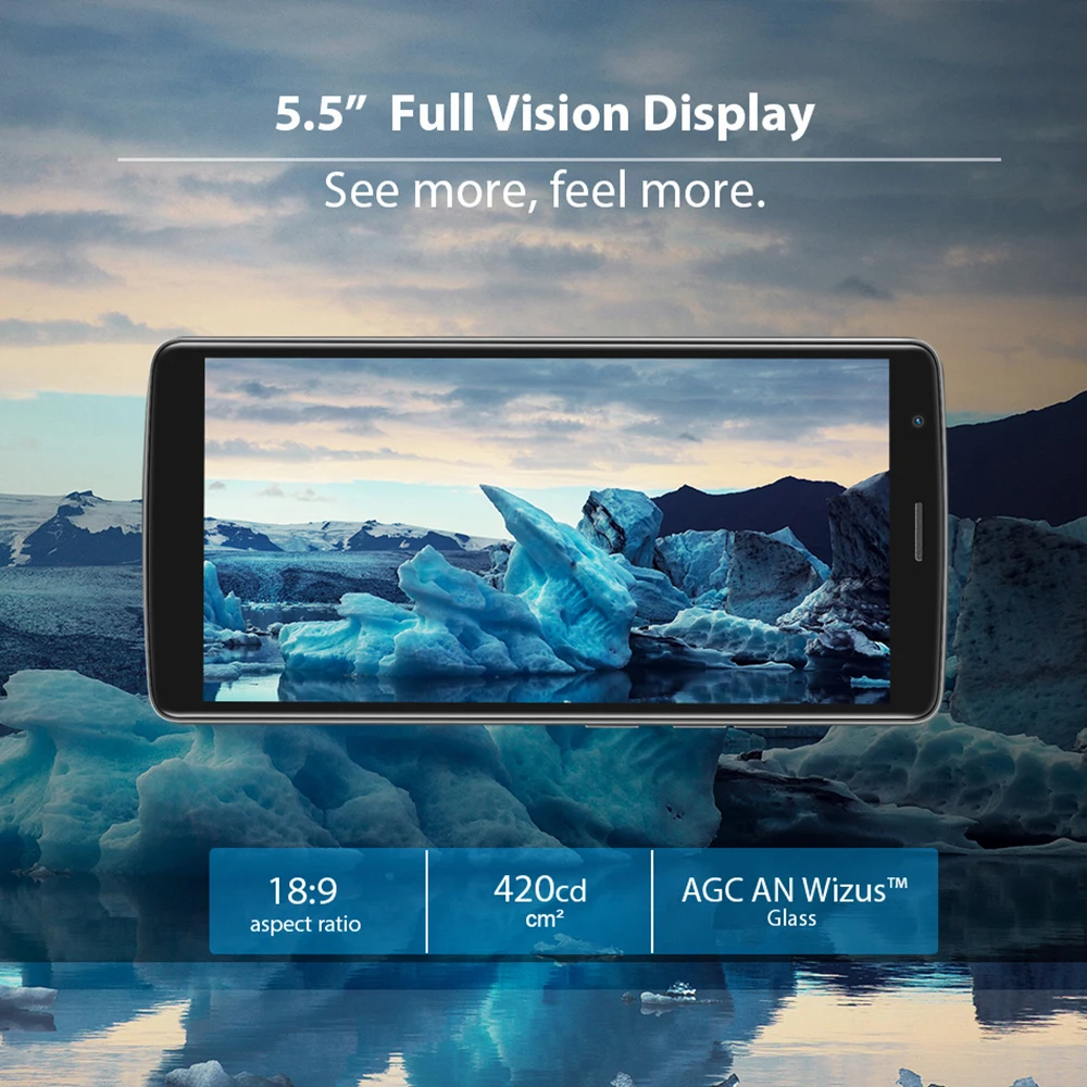 Blackview A20 Pro смартфон 2 ГБ + 16 MT6739WAL 4 ядра Android 8 1 5 дюйма 18:9 полный Экран