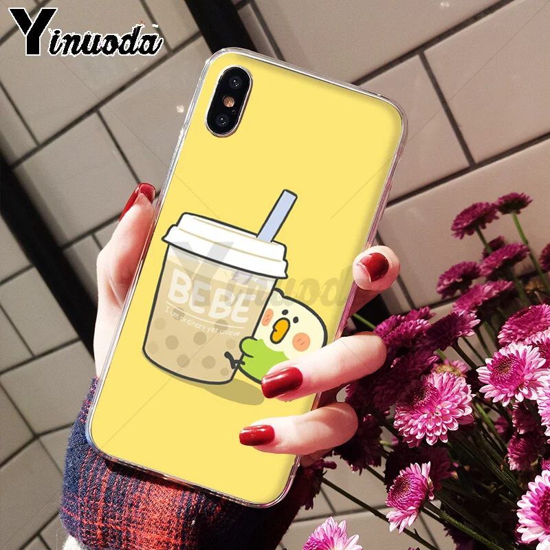 Summer drink milk tea bubble tea