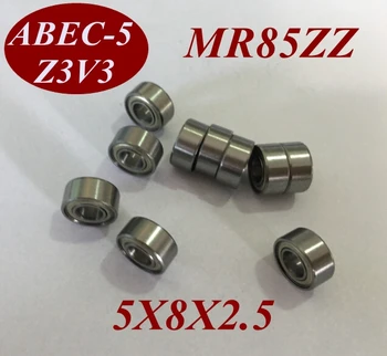 

5pcs MR85Z MR85ZZ MR85 ZZ MR85-ZZ 5X8X2.5 MM 5*8*2.5 MM Miniature roller micro shaft motor deep groove Ball Bearing tools