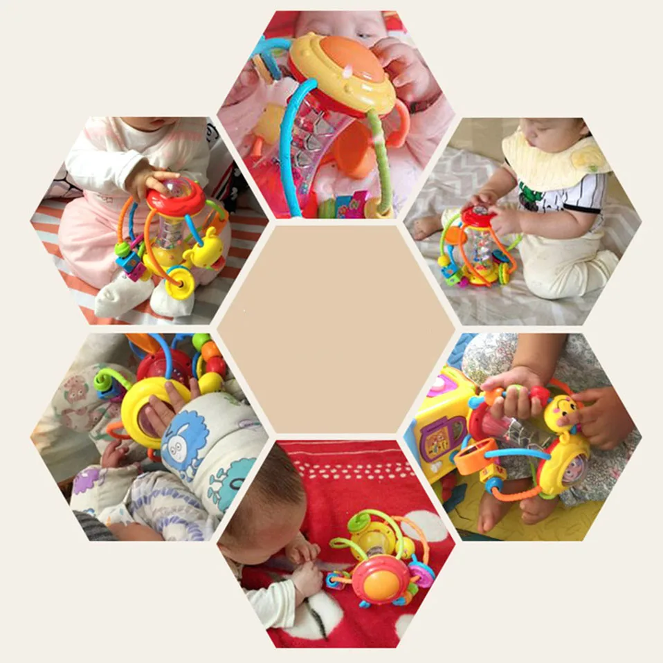 Apaffa погремушка для новорожденного Обучающие игрушки мобильные, музыкальные погремушки игрушки для детей ручные детские игрушки-погремушки 0-12 месяцев