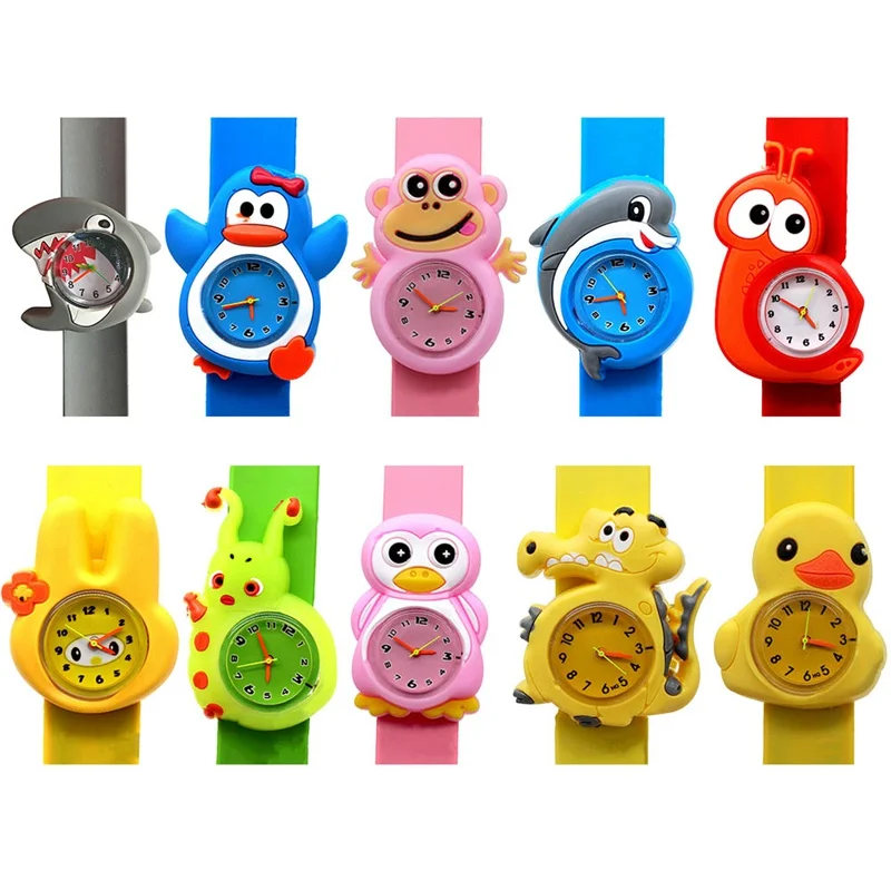 

Children's 3D Cartoon Kids Children Baby Toy Clock For Girls Boys Gifts
