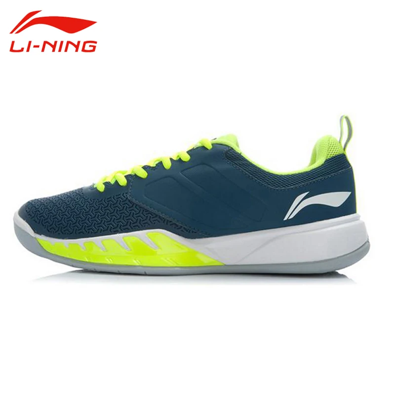 LI-NING Men Tennis Shoes Hard-Wearing Anti-Slippery Sport Sneakers Lace Up Patchwork Shoes Li Ning Male ATTJ017