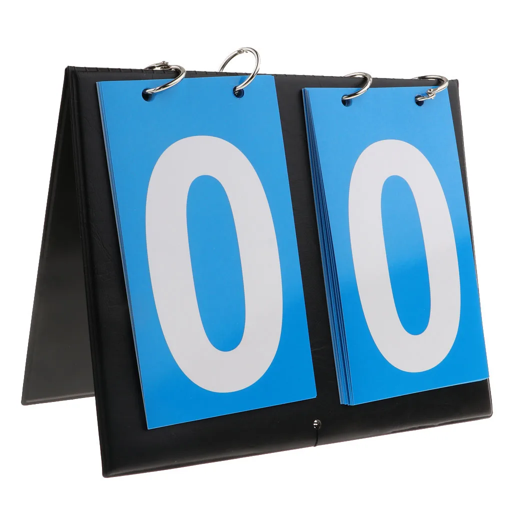  Sporting Goods 2 Digit Portable Table Top Scoreboard Indoor Outdoor Easy-Flip Basketball Football Basketball Scoreboard 