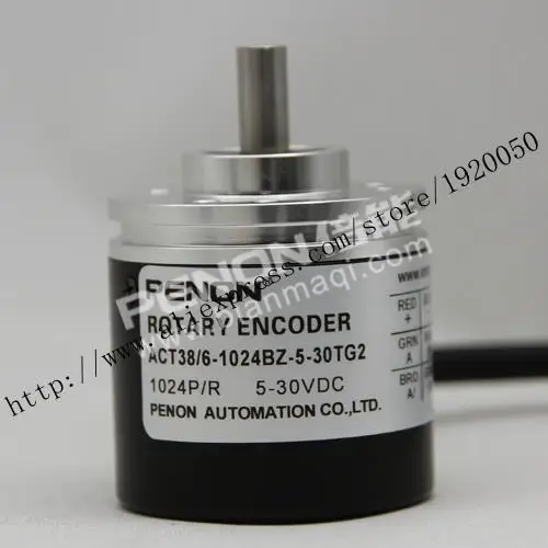 

stock ACT38 / 6-1024BZ-5-30TG2 rotary encoder solid shaft 6mm1024 line