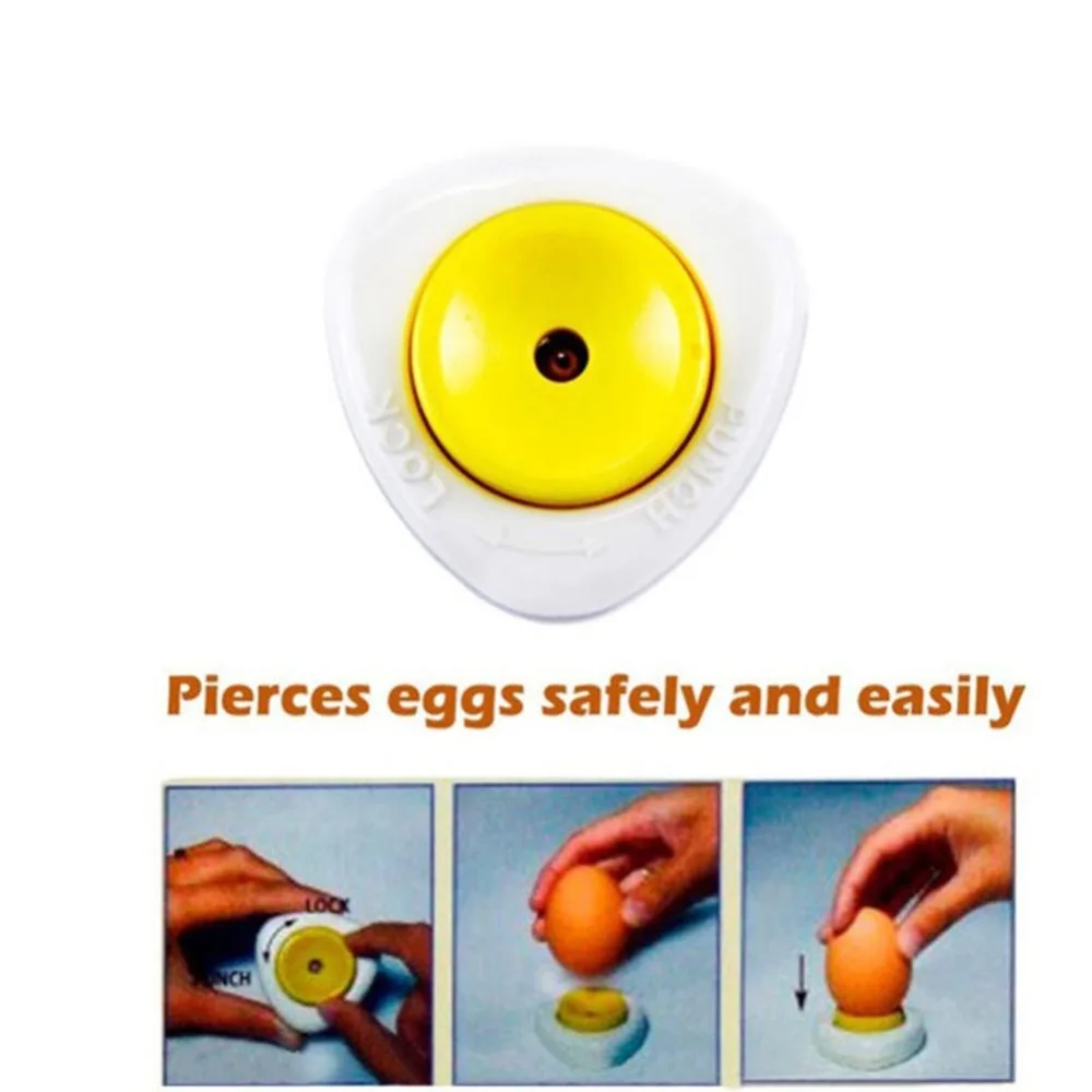 

1pc Egg Tool Egg Piercer Dividers Beater With Lock Egg Whisk Kitchen Gadgets Egg Tool Cracker Opener Bar Kitchen Accessory