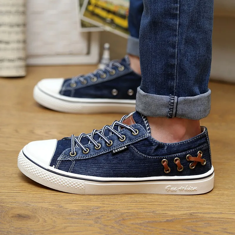 Fashion Quality High Top Denim Shoes for Men New 2018 Spring Summer Breathable Jean Canvas Shoes Man Casual Skate Footwear Fashion Quality High Top Denim Shoes for Men New 2018 Spring Summer Breathable Jean Canvas Shoes Man Casual Skate Footwear