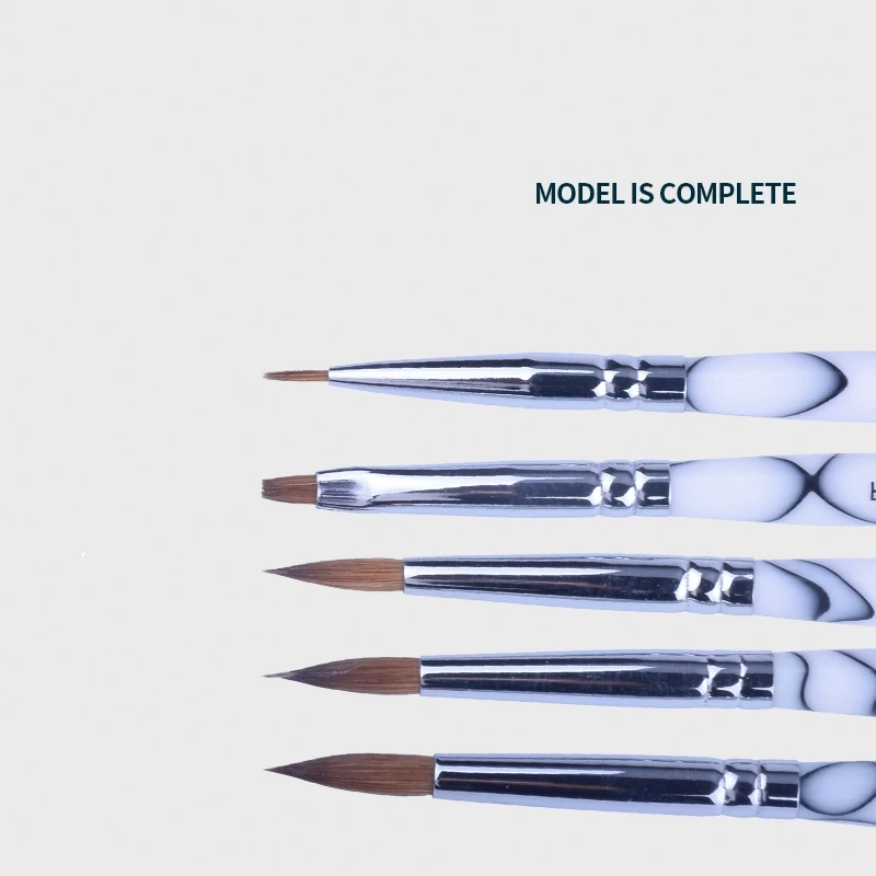 peças de alta qualidade de laboratório aplicação de laboratório 5 dental finest sable porcelana cerâmica arminho brush pen tool Grupo dental porcelana caneta