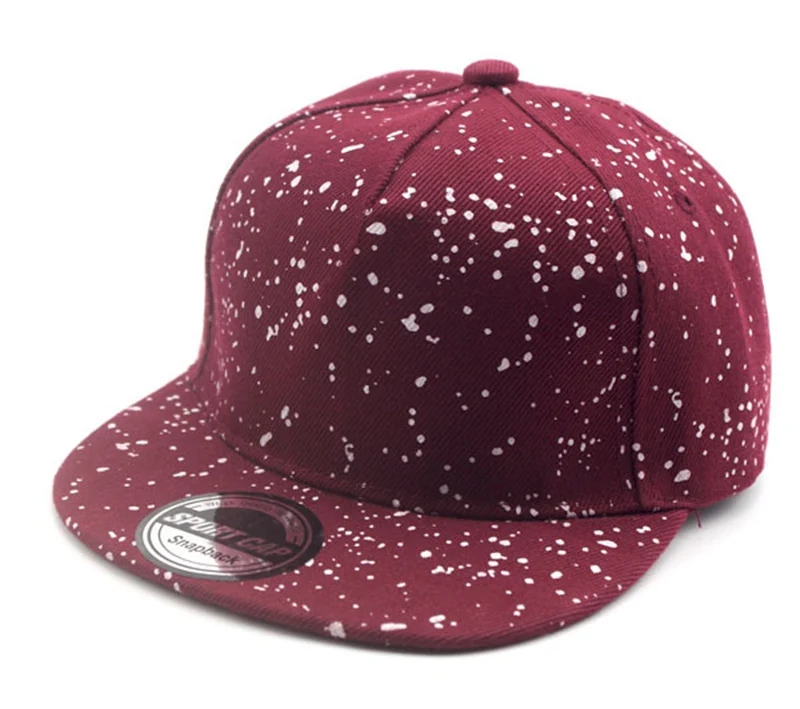 burgundy baseball cap for children