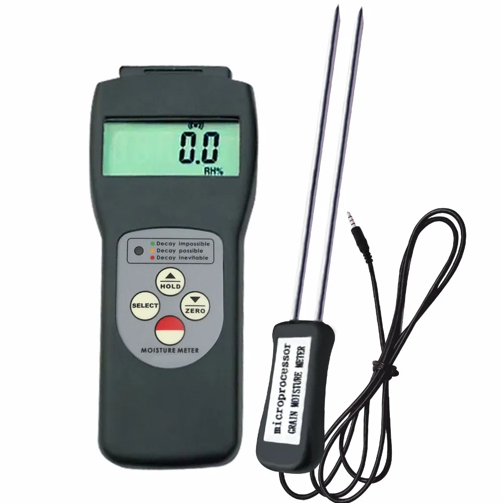 

Handheld Digital Grain Moisture Meter Tester Rice Wheat Corn New 6 - 30% Range Measures 36 kinds of Grains