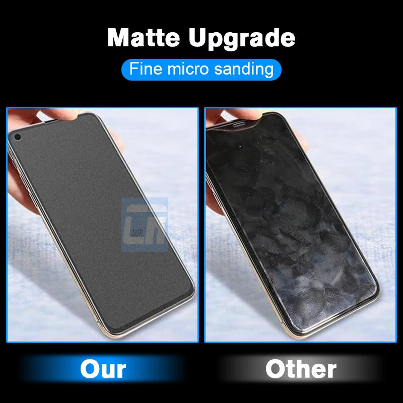 Закаленное стекло 9D без отпечатков пальцев для Huawei P30 P20 P40 Lite матовая Защита