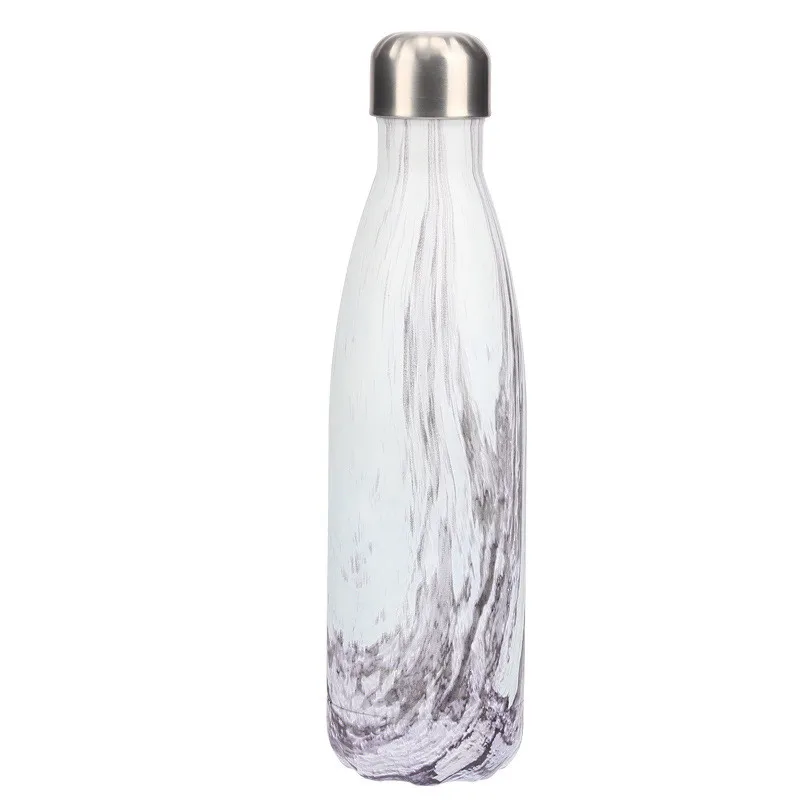 Новая портативная Вакуумная бутылка для воды Термоизолированный бутылка для спорта на открытом воздухе походная Чашка 500 мл - Цвет: 6