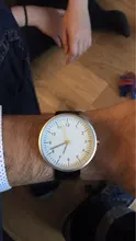 Minimaliste Montres Design Japonais Mouvement À Quartz Véritable Bracelet En Cuir