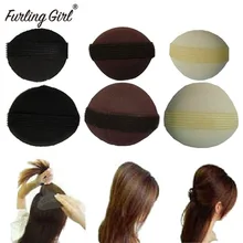 Enrollador de chica 1 par/lote gran oferta fabricante pelo esponja estilo Base para cabello golpe estilo insertar herramienta volumen accesorios para el cabello