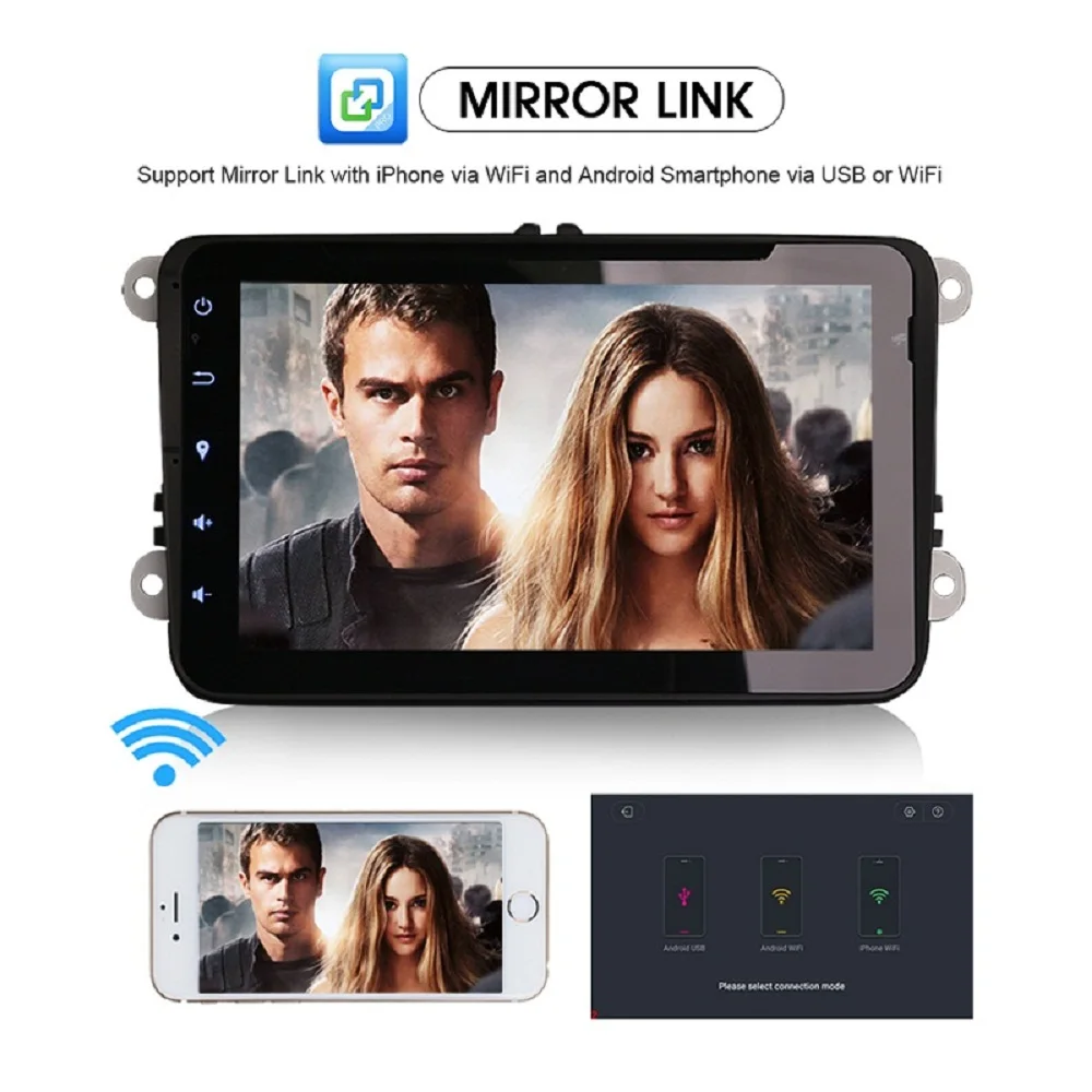 Top Octa Core 2 din 6.2" Android 9.0 Car Radio DVD GPS for Suzuki Jimny With 4GB RAM Bluetooth WIFI 32GB ROM Mirror-link 22