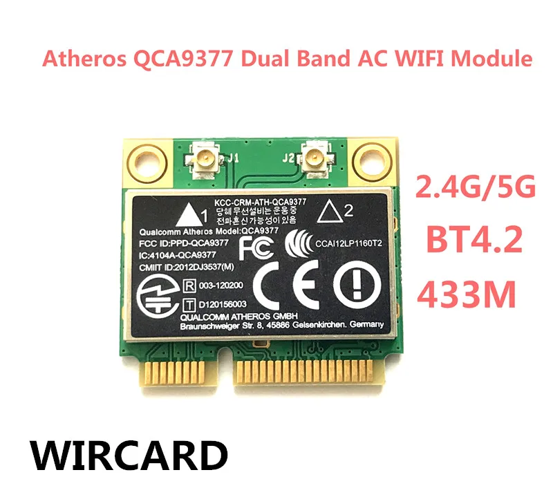 

Atheros QCA9377 Dual Band AC WIFI Module WIFI Adapter mini PCI-E 2.4G/5G