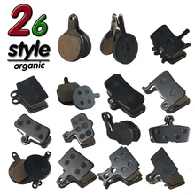 4 pairs Organic MTB Mountain Cycling bike Bicycle disc Brake Pads For Hayes TEKTRO ZOOM MAGURA FORMULA SHIMANO AVID Zoom