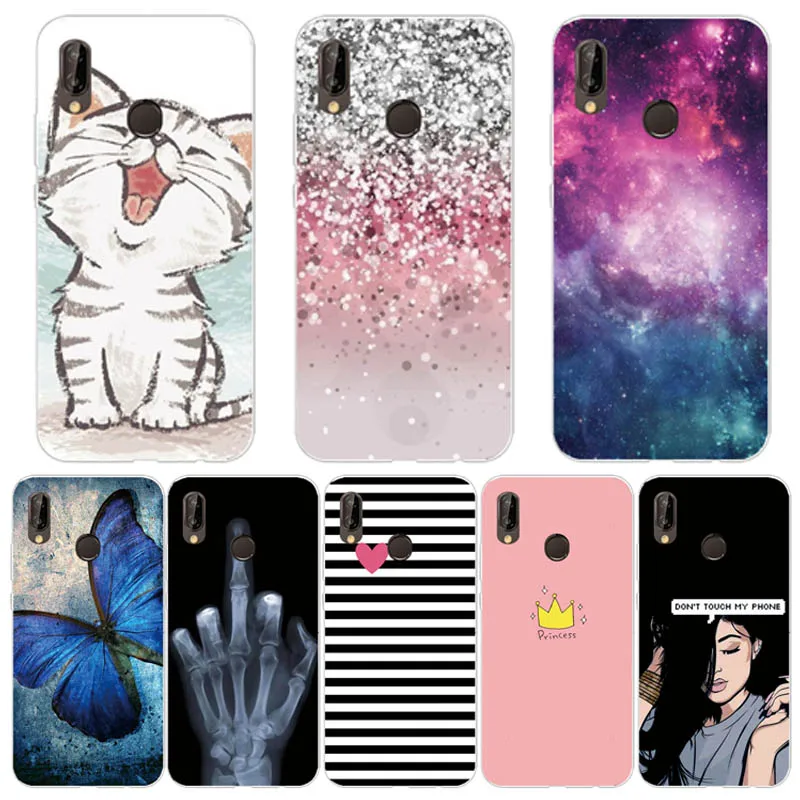 

Phone Cases For Huawei P20 lite P20lite Cover 360 Protector For Case on Huawei P20 Pro Silicone Soft Printing TPU Case Fundas