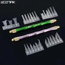 BST-69A двойного назначения ручка с 27 шт. ножи ремесло режущий нож DIY резной нож процессор BGA чип инструмент для удаления Прай нож для Mobil