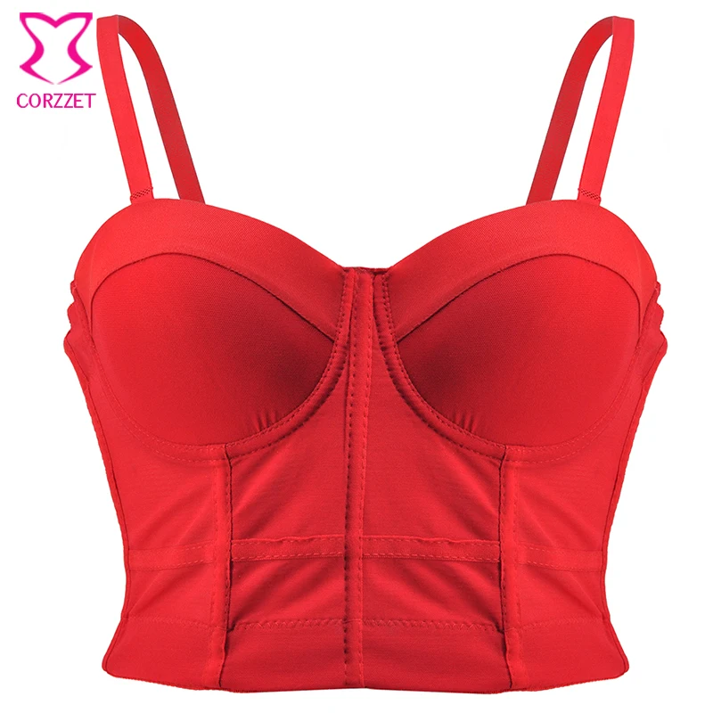 

Red Solid Ladies Brassiere Bra Push Up Bralette Crop Top Bustier Bralet Sexy Hot Underwear Bras For Women Soutien Gorge Femme