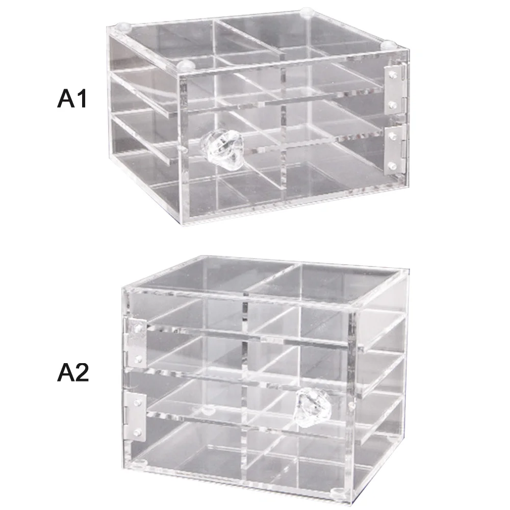 8 Layers 6 Layers False Eyelash Extension Display Box Acrylic Case Eyelash Cosmetic Makeup Storage Box 1