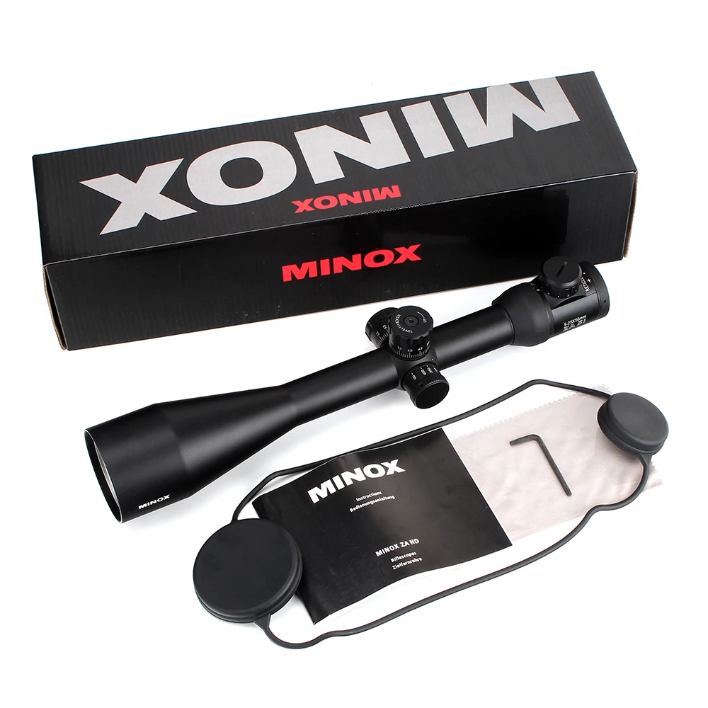 MINOX ZA 5i HD 5-25x56 SFIR Hunting Riflescopes Illuminated Glass Etched Reticle Side Parallax Turrets Lock Reset Shooting Scope (5)